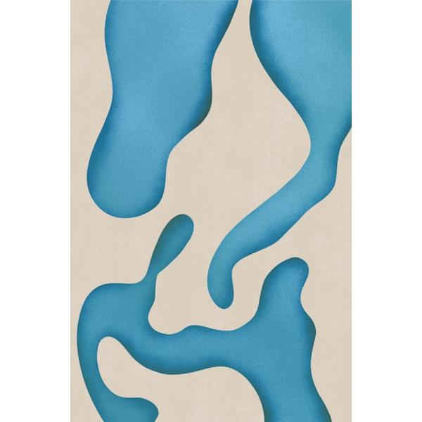 Abstract Liquid 03 MultiColor 70x100 cm