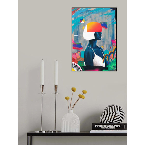 Sininen Tyttö MultiColor 70x100 cm