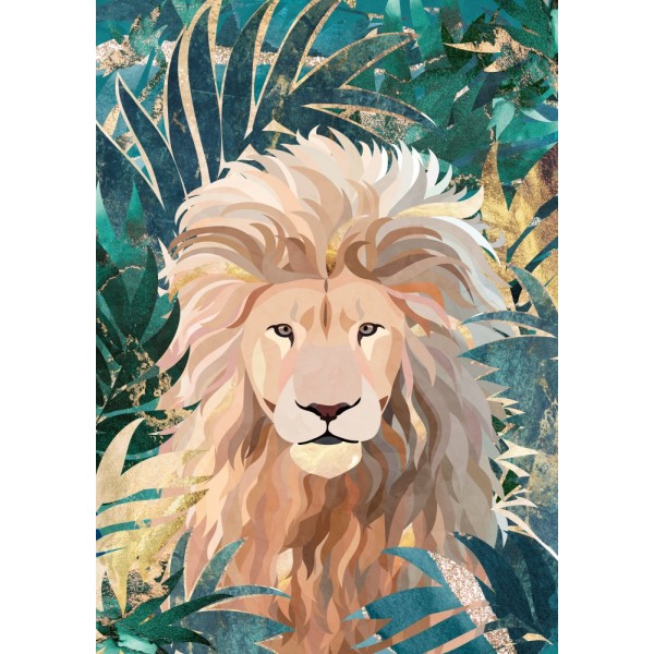 Lion Jungle 2 MultiColor 30x40 cm