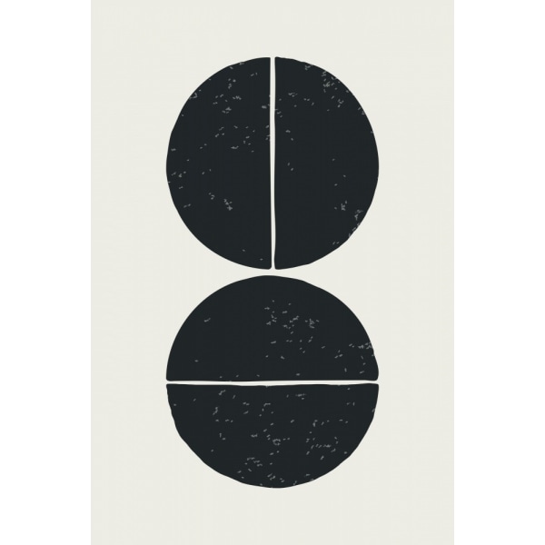 Minimal Circles 2 MultiColor 50x70 cm