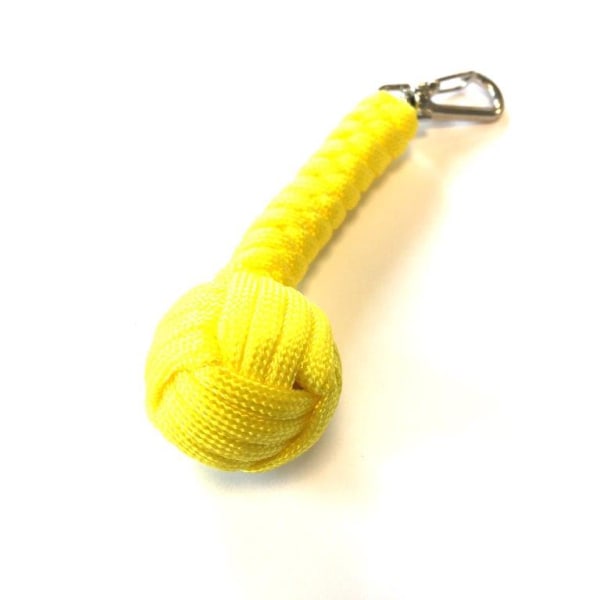 MonkeyFist / Apnäve -  nyckelring - gul gul