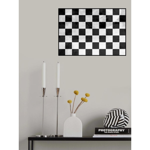 Checkerboard Wall Mural MultiColor 70x100 cm