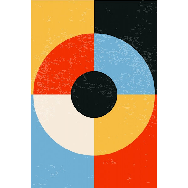 Minimal Shapes Series 21 MultiColor 50x70 cm