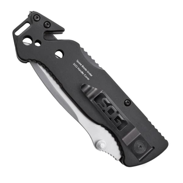SOG - FF24 - Escape - EDC Fällkniv Svart