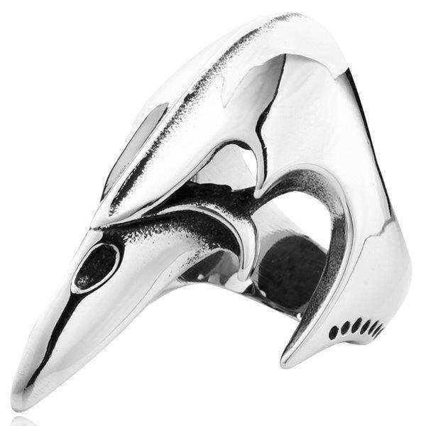 Ring - Nordic Mythology - bird head - Stainless steel - High quality #8