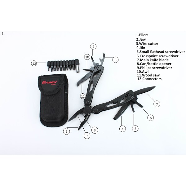Ganzo MultiTool G104 Black