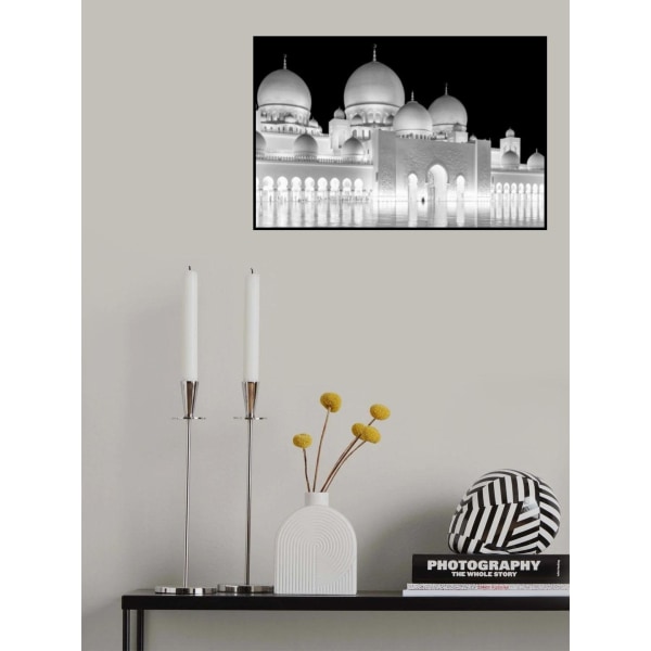 Lys fra Abu Dhabi Grand Mosque MultiColor 50x70 cm