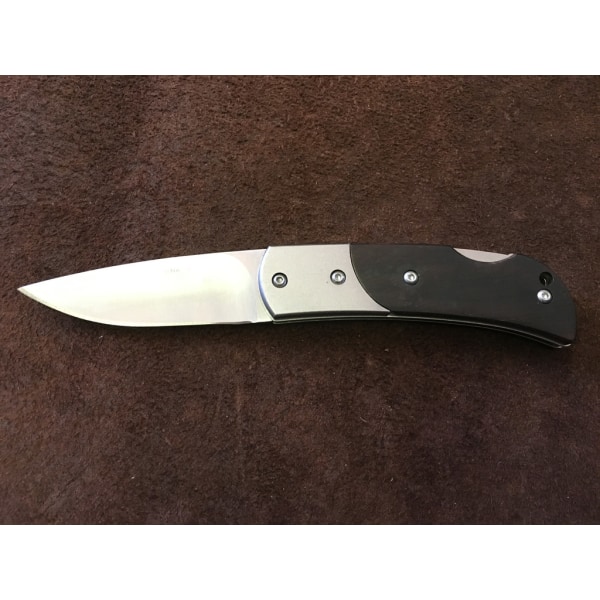 SanRenMu 7085 BUC-JT Fällkniv tumhål backlock jaktkniv kniv