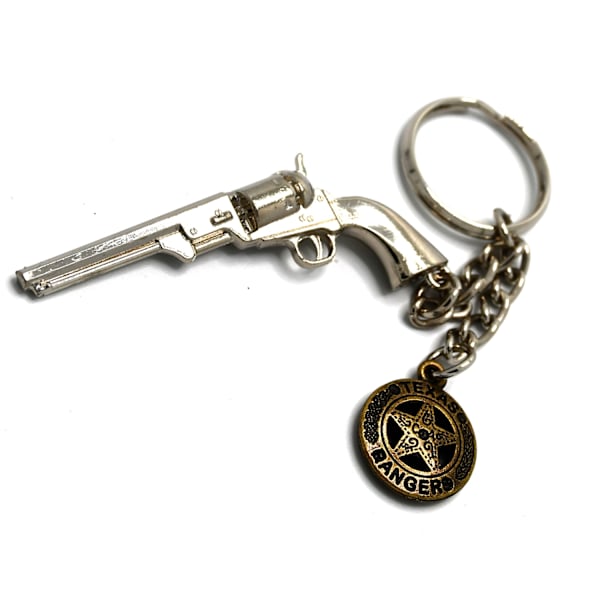 Kolser - Replica - Colt Navy keyring and Sheriff's badge Silver grey
