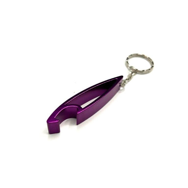 Nyckelring flasköppnare Purple Lila