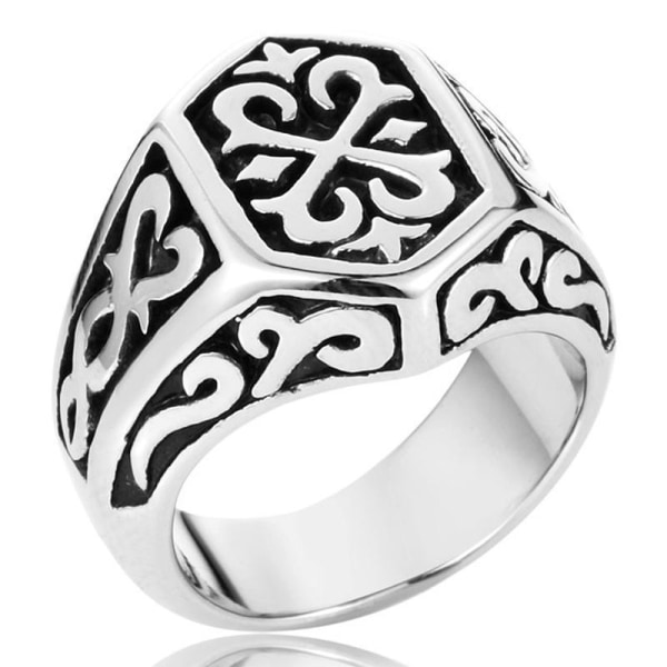 Ring - Nordic Mythology - Hælring med mønster #9