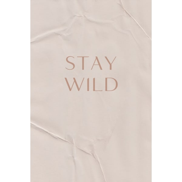 Stay Wild MultiColor 50x70 cm