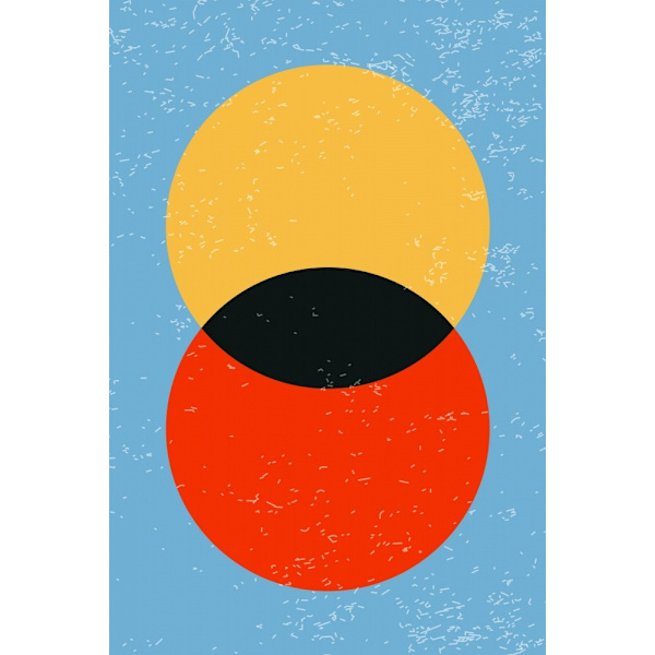 Minimal Shapes Series 6 MultiColor 21x30 cm
