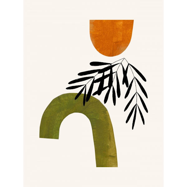 Olive Vine Copy MultiColor 50x70 cm