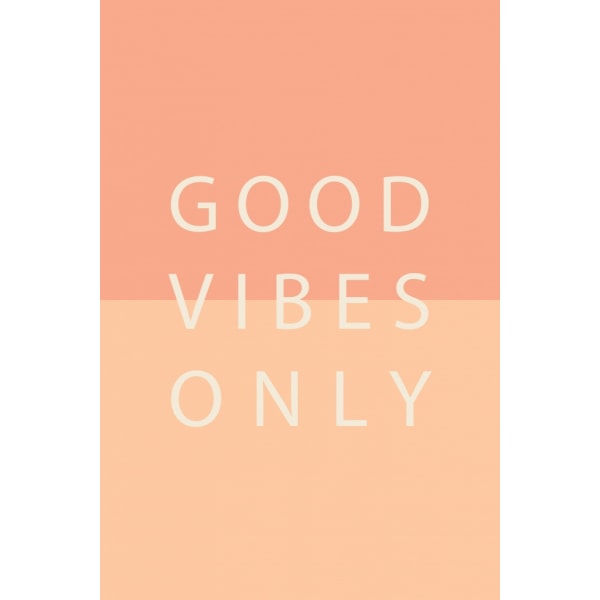 Good Vibes Only MultiColor 70x100 cm