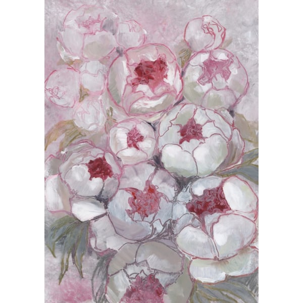 Nuria Bouquet Of Peonies In Pink MultiColor 30x40 cm