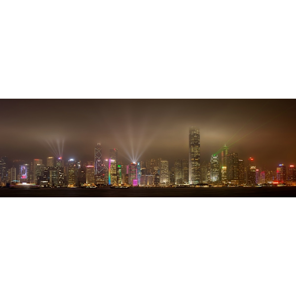 Hong Kong Island MultiColor 30x40 cm