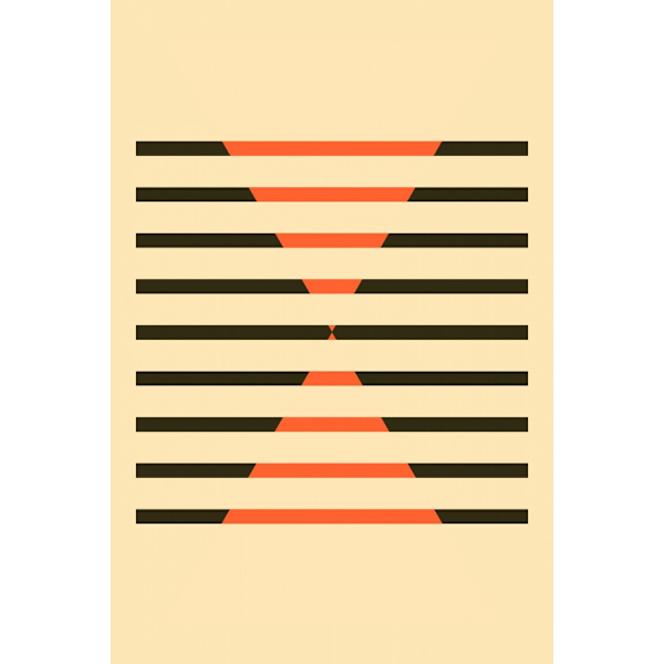 Faded Geometric 1 MultiColor 50x70 cm