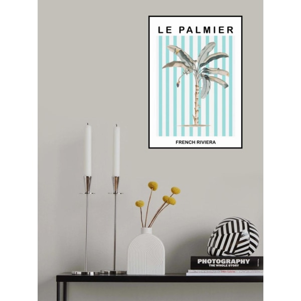 Striped Palm Tree MultiColor 50x70 cm