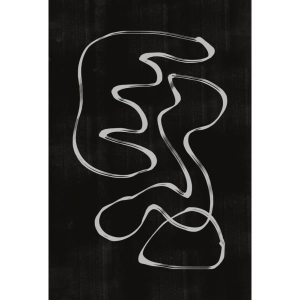 Abstrakti viiva nro 3. MultiColor 21x30 cm