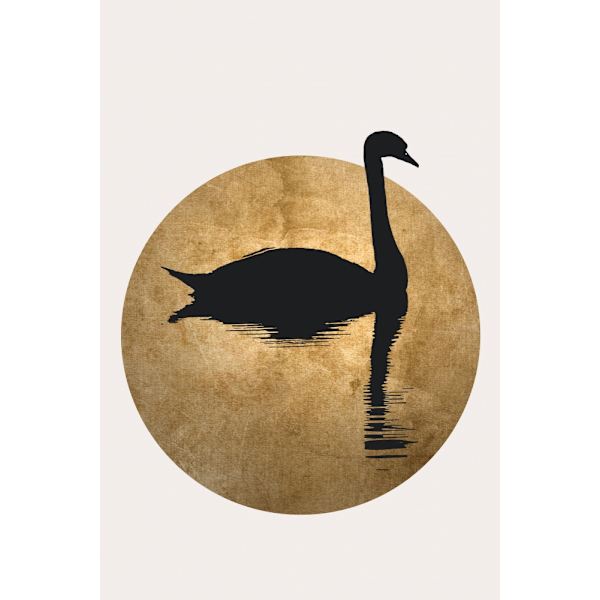 The Swan Gold MultiColor 21x30 cm
