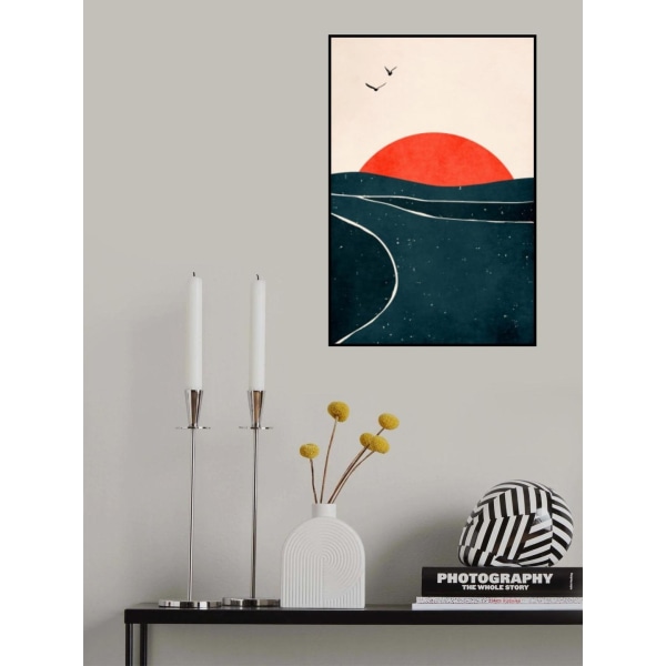 Dancing Seagulls MultiColor 21x30 cm