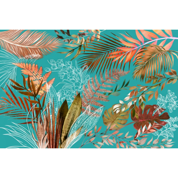 Tropical Foliage 08 MultiColor 21x30 cm