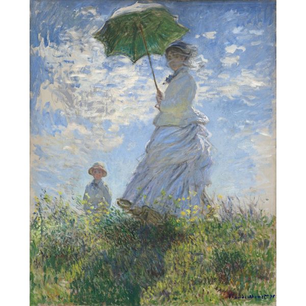 Women With Parasol MultiColor 21x30 cm