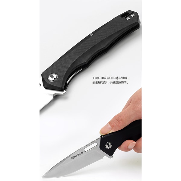 Harnds Castor AUS-8 G10 Folding knife