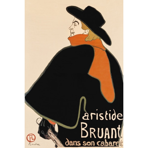 Aristide Bruant In His Cabaret (1893) MultiColor 70x100 cm