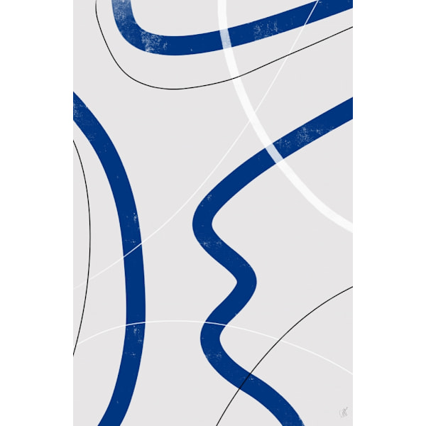 Royal Blue Lines MultiColor 21x30 cm