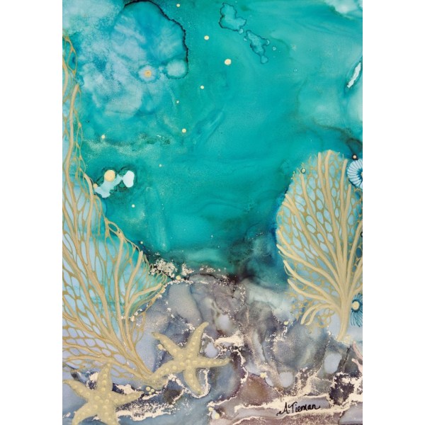 Turquoise Waters No2 MultiColor 50x70 cm