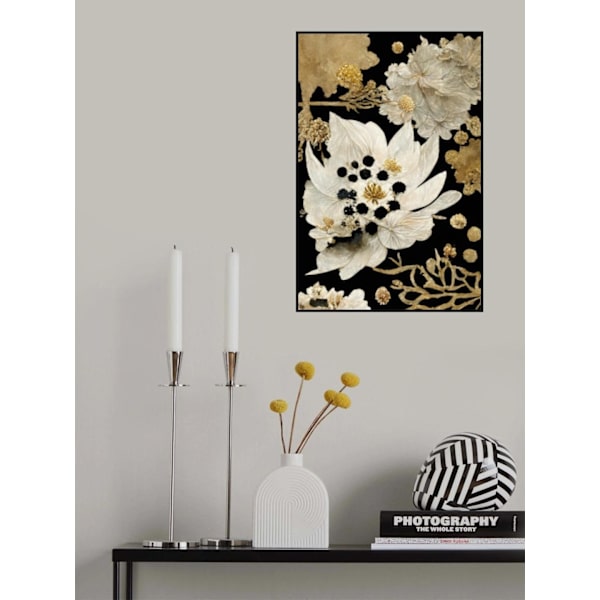 Beige Dry Flowers MultiColor 30x40 cm