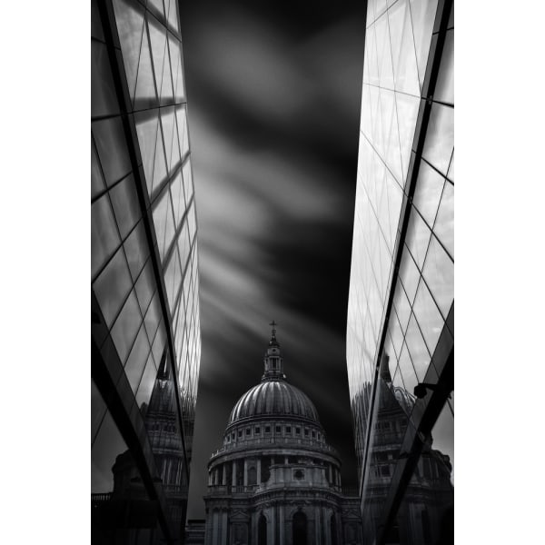 St. Paul's Cathedral i refleksion MultiColor 21x30 cm