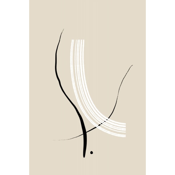 Composition Of Lines - The Third MultiColor 21x30 cm