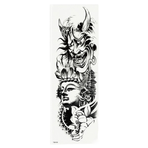 HUOMAUTUKSEN KOKO - 46 x 17 CM - Tatuointi - paholainen