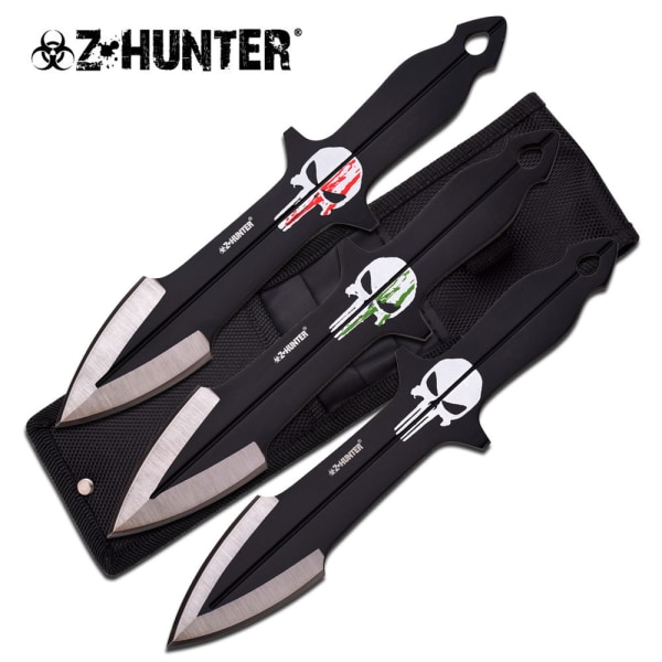Z-HUNTER - 089-3 - Set med 3 kastknivar