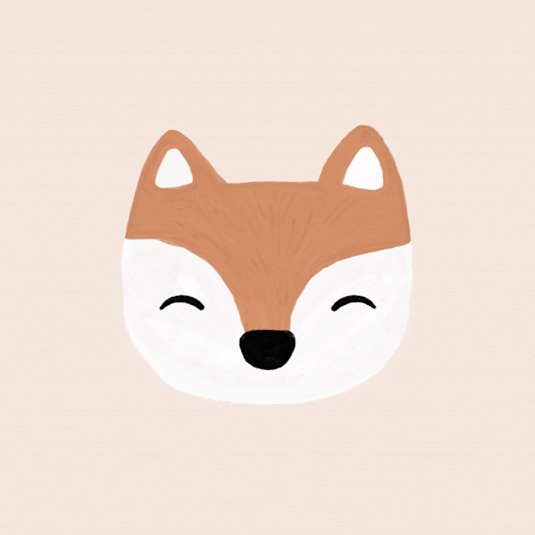 Blush Fox MultiColor 70x100 cm