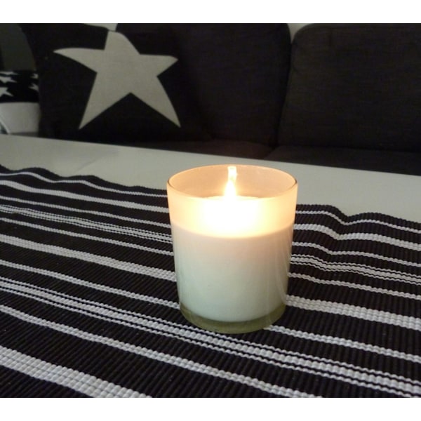 Doftljus med mild doft - rund