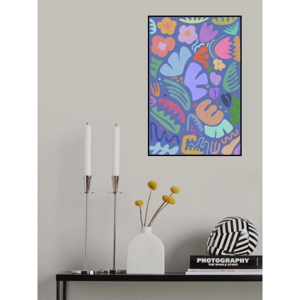 Floral Shapes Colors And Shapes Ii MultiColor 21x30 cm