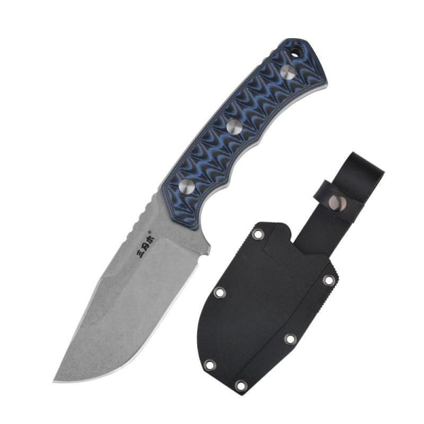 SRM Knives & Tools S738 hunting knife Black S731-2 Black/Blue