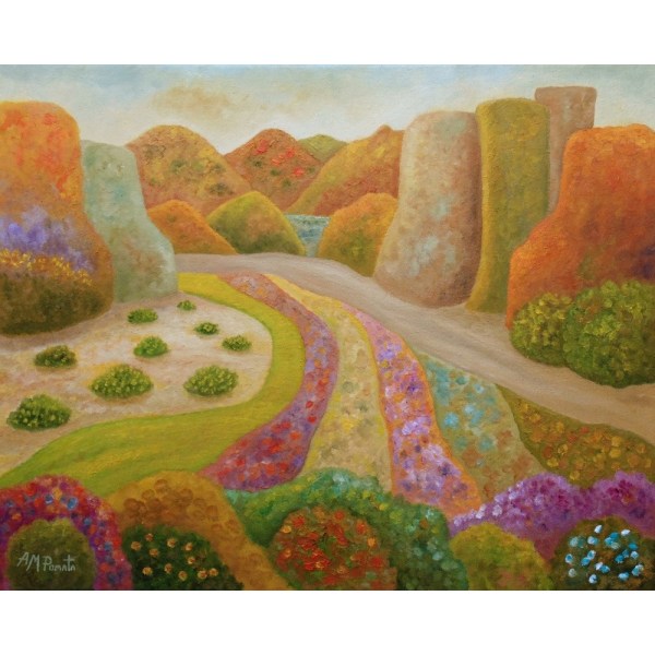 Red Buttes Walk MultiColor 30x40 cm