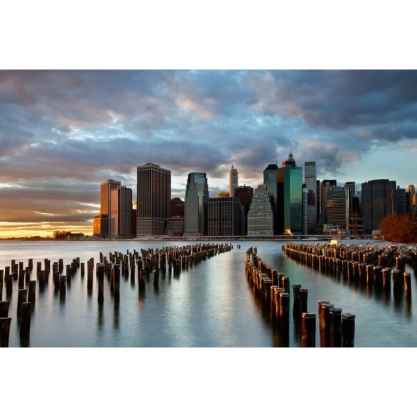 Nyc Skyline MultiColor 50x70 cm