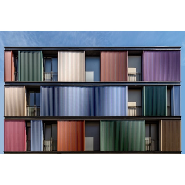 Coloured Wall MultiColor 21x30 cm