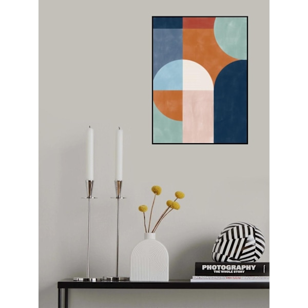 3x4aspectratiobluerust28 MultiColor 30x40 cm