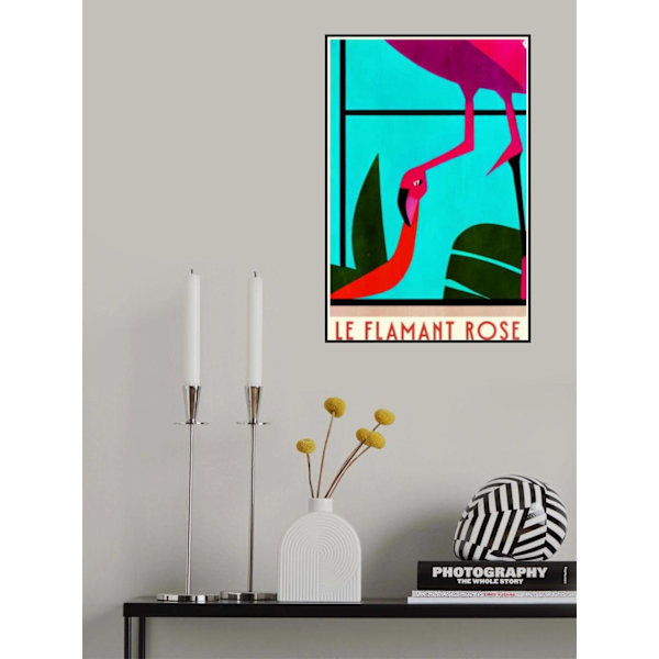 Le Flamant Rosé MultiColor 21x30 cm