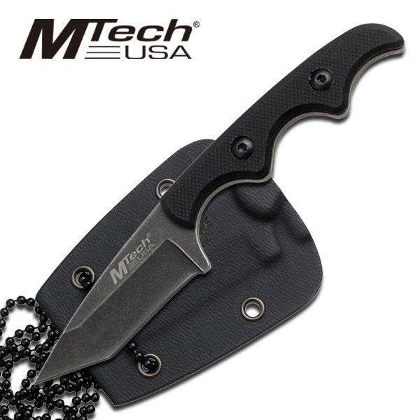 MTech USA - 673 - Kniv med fast blad 5" Lång Svart