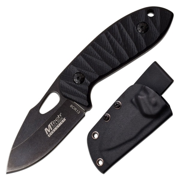 MTech Evolution - MTE-FIX001-BK - FULL TANG HUNTING KNIFE Svart
