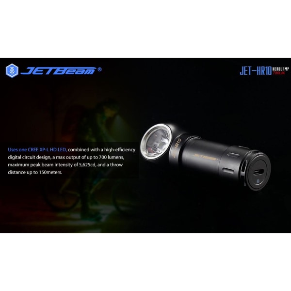 NITEYE by JETBeam - JET-RRT1 950 LM SST40 N4 BC flashlight Black