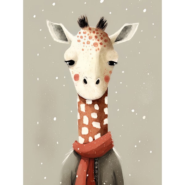 Giraffe 1 MultiColor 21x30 cm